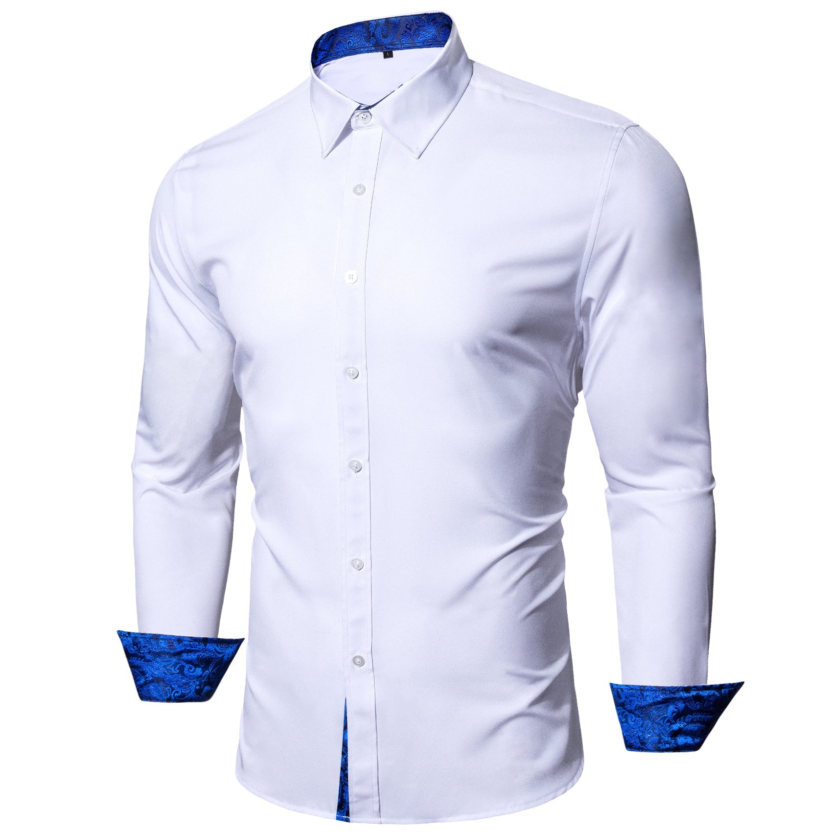 GentCrest Blue Paisley Shirt - Image 1