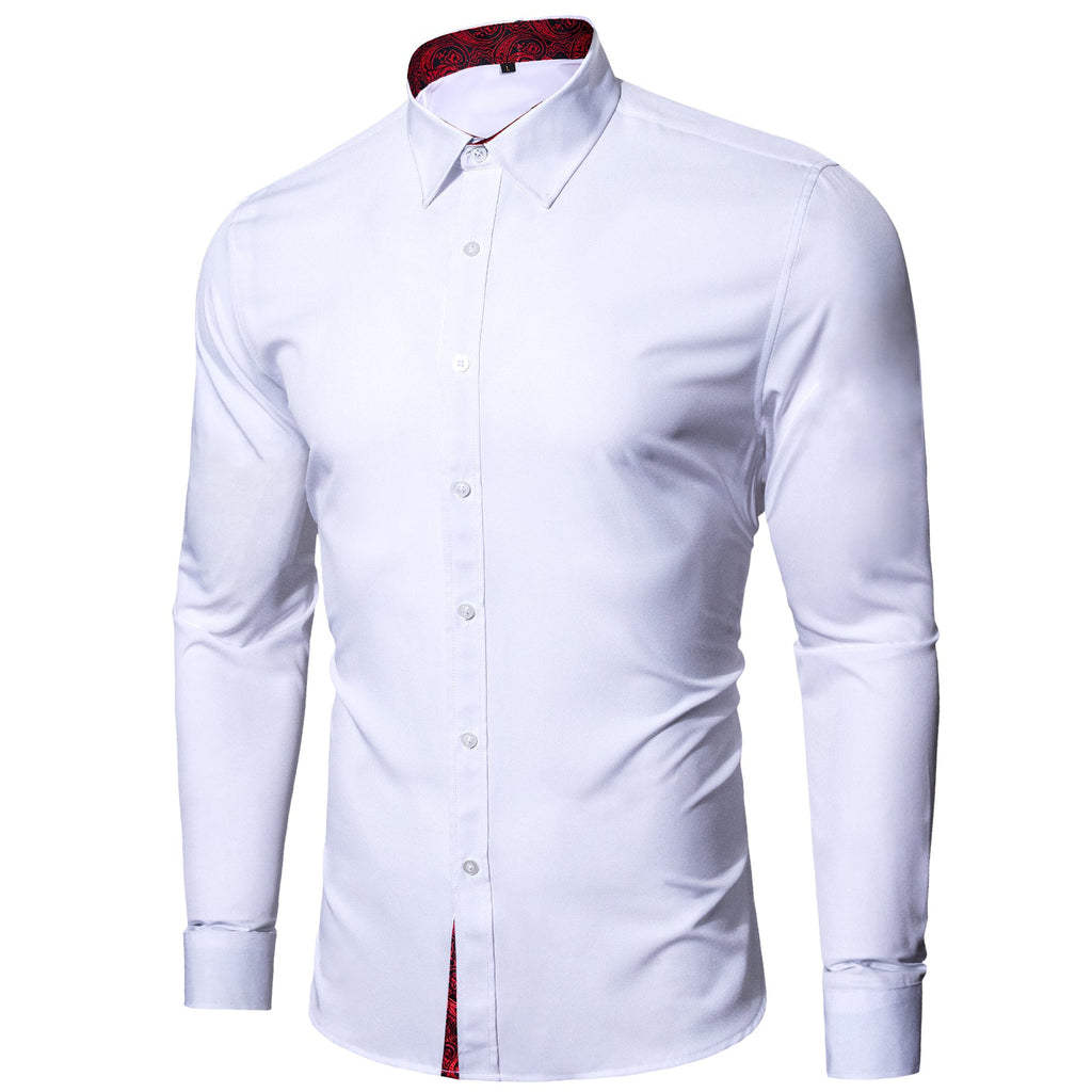 GentCrest Red Paisley Shirt - Image 3