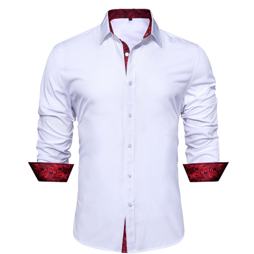 GentCrest Red Paisley Shirt - Image 2