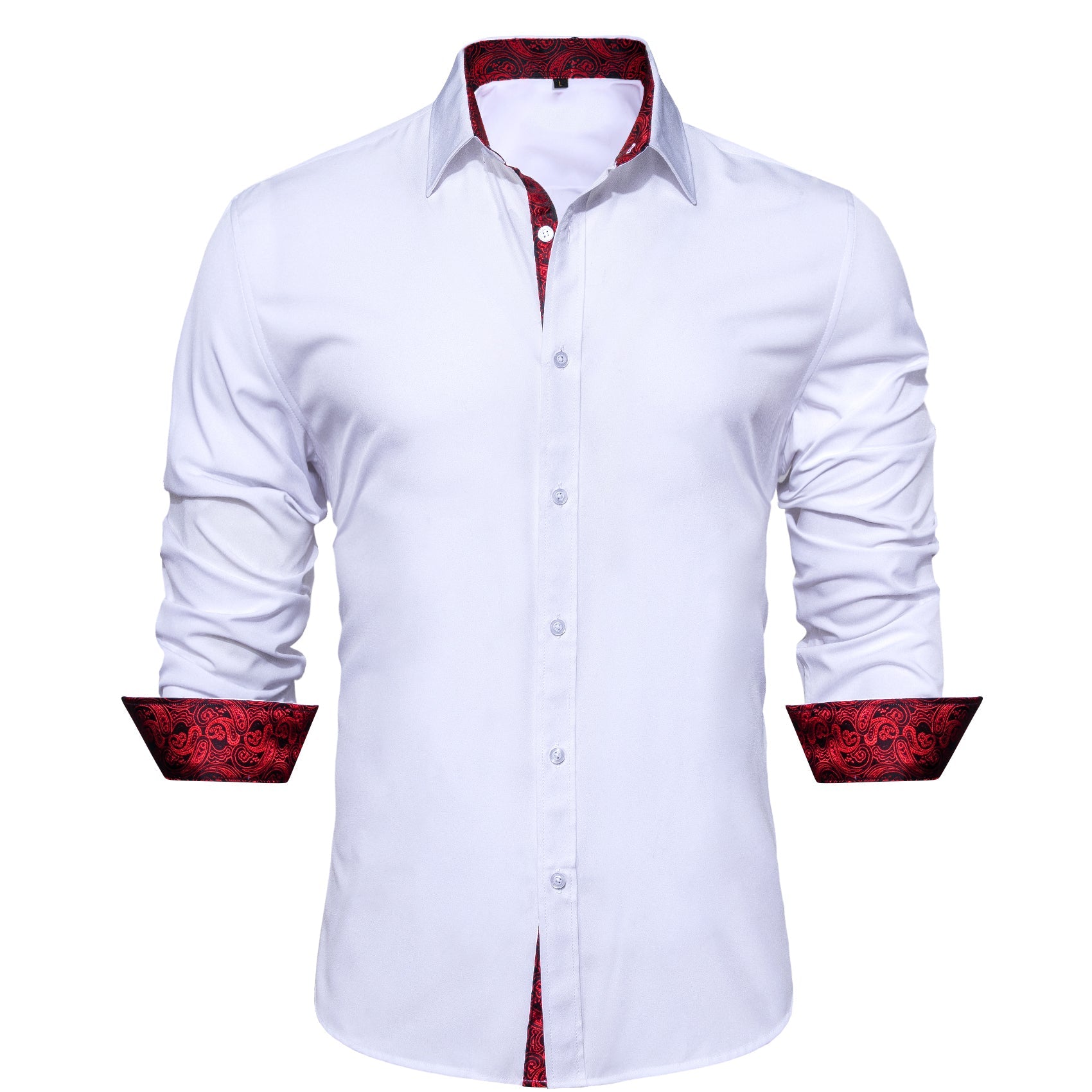 GentCrest Red Paisley Shirt - Image 2