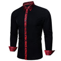 GentCrest Black Paisley Shirt - Image 1