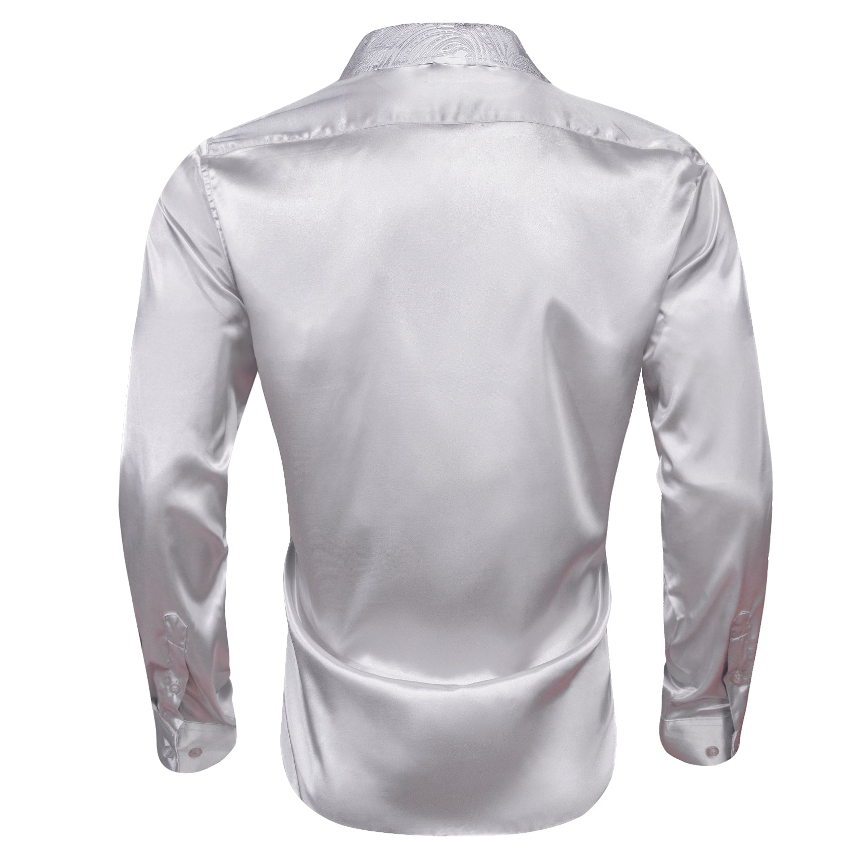 GentCrest Grey Paisley Shirt - Image 5