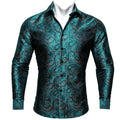 Deep Lake Paisley Dress Shirt - GentCrest