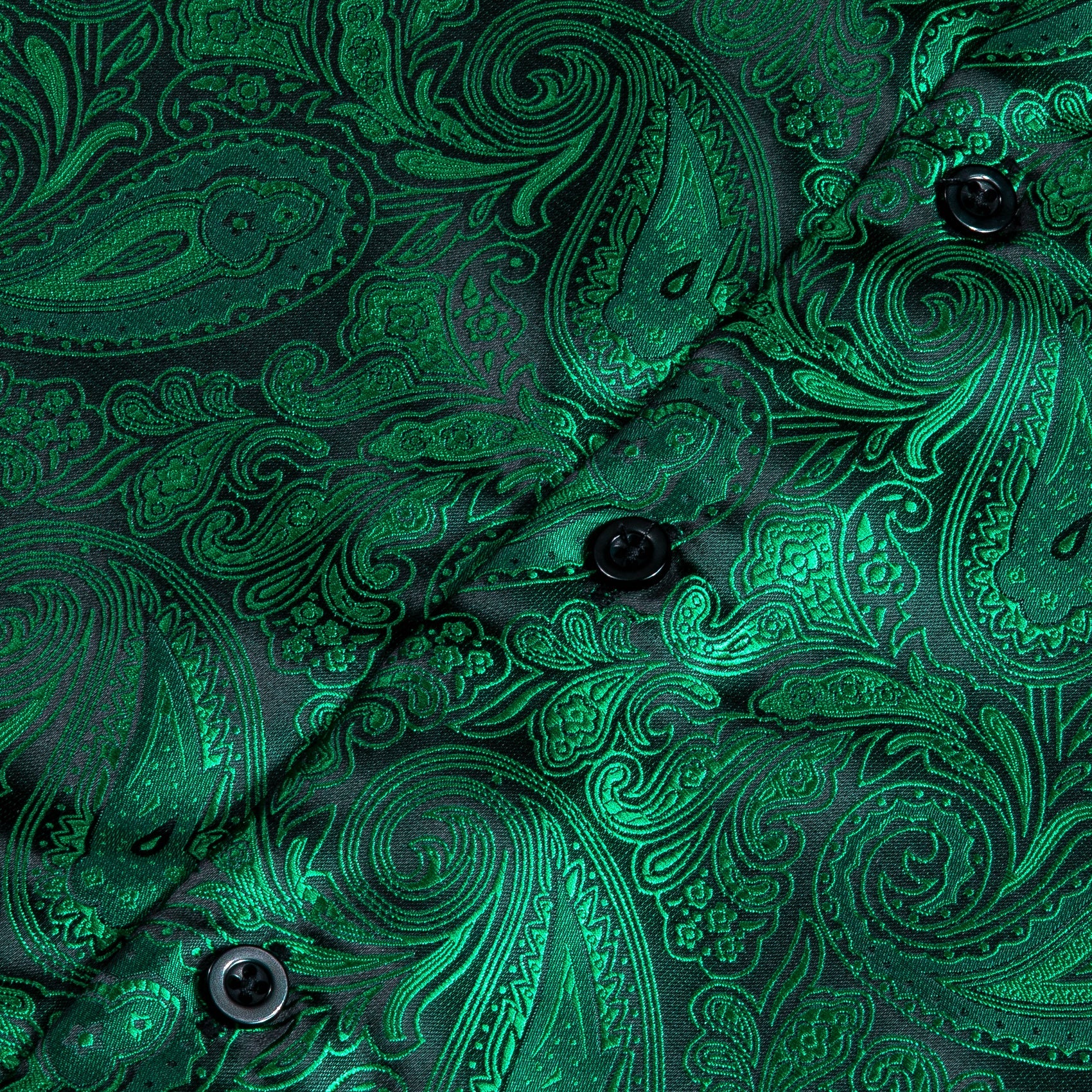 GentCrest Green Paisley Shirt - Image 5