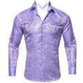 GentCrest Purple Paisley Shirt - Image 1