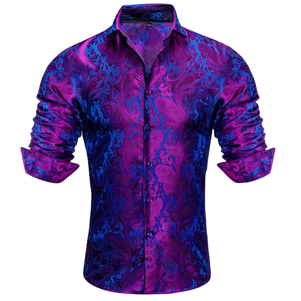 GentCrest Blue Paisley Shirt - Image 2