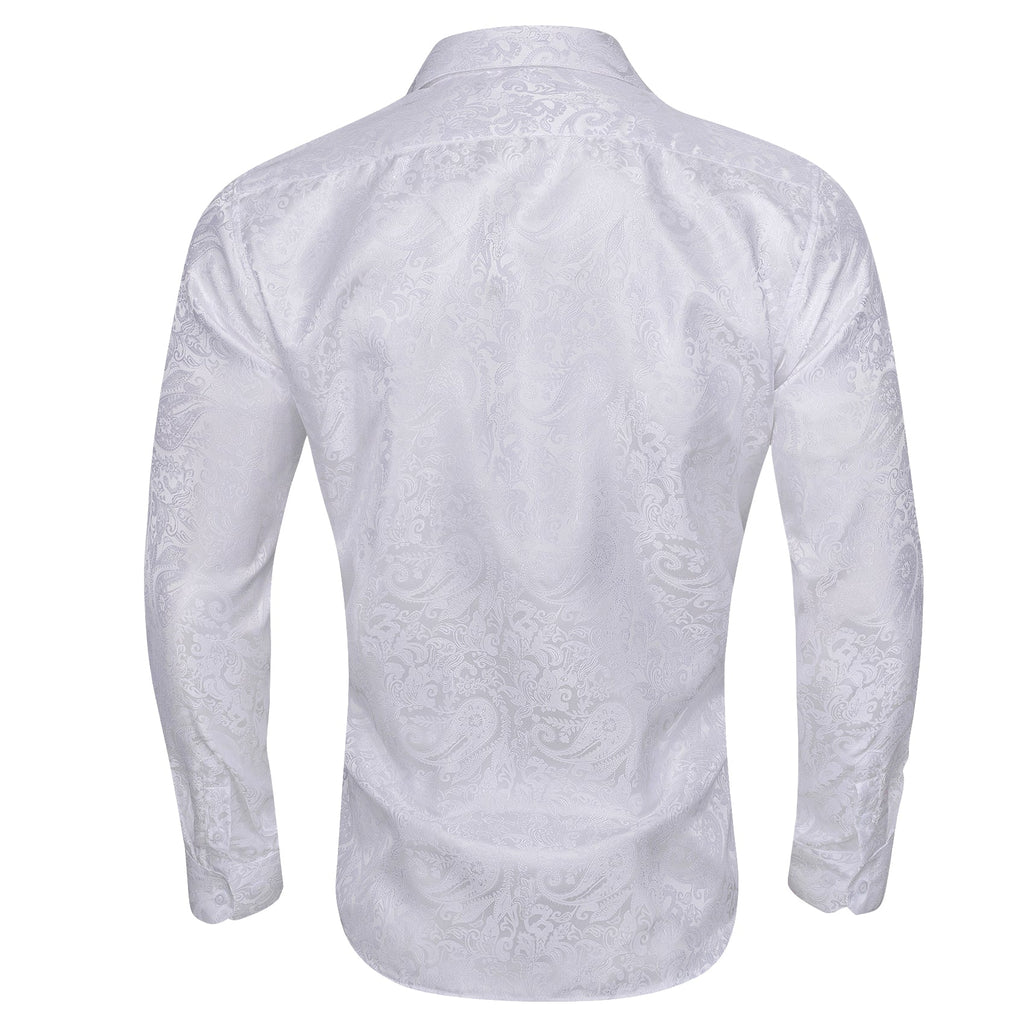 GentCrest White Paisley Shirt - Image 2