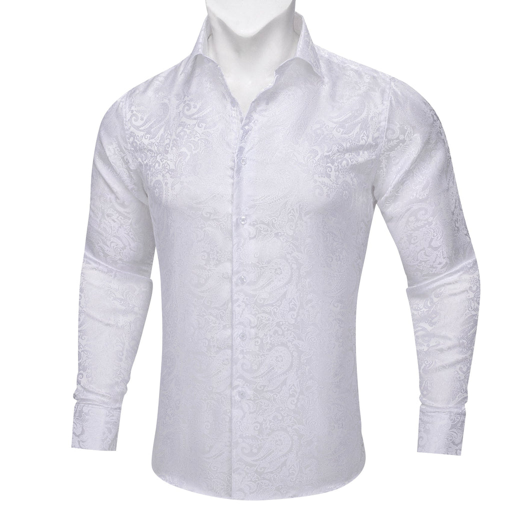 GentCrest White Paisley Shirt - Image 1