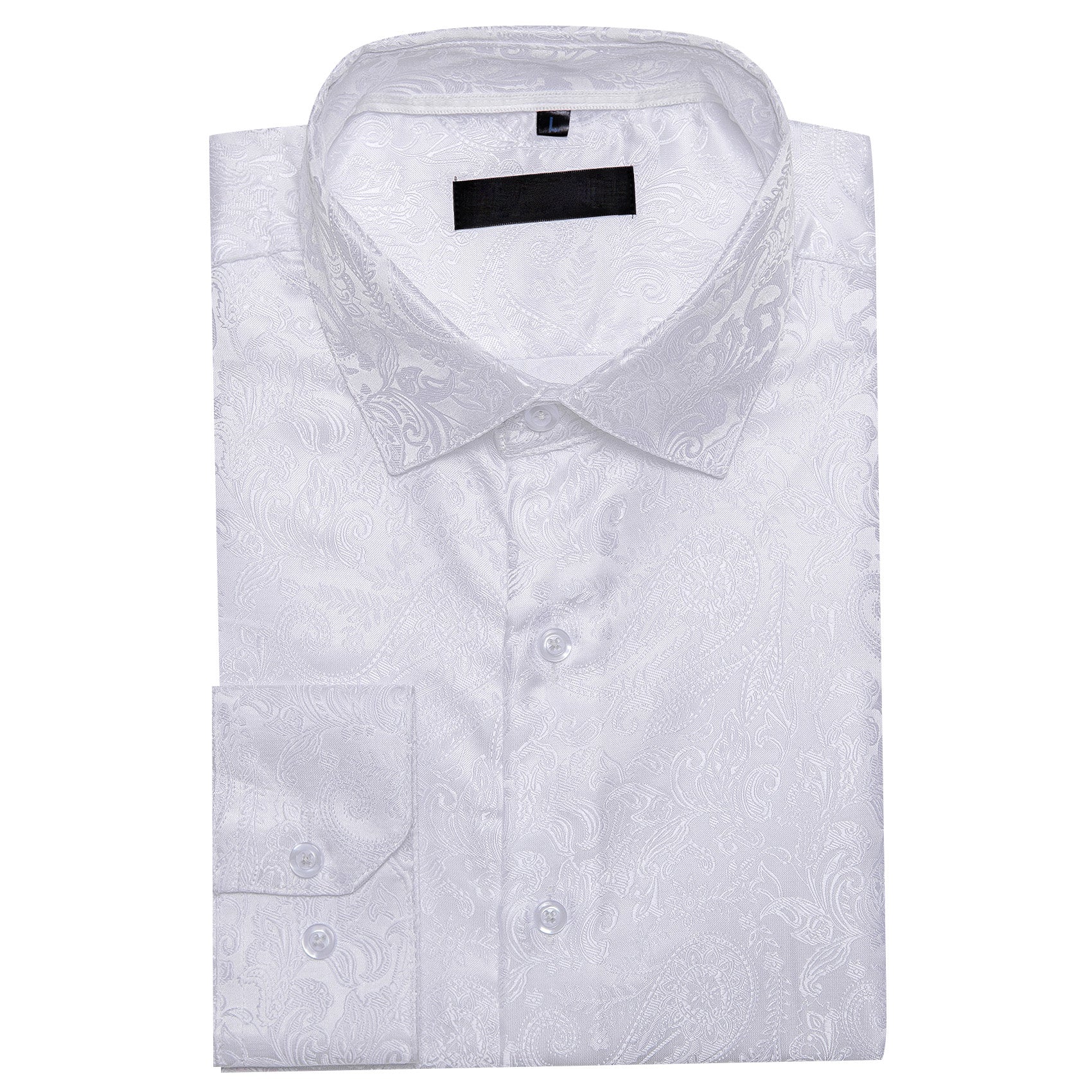 GentCrest White Paisley Shirt - Image 3