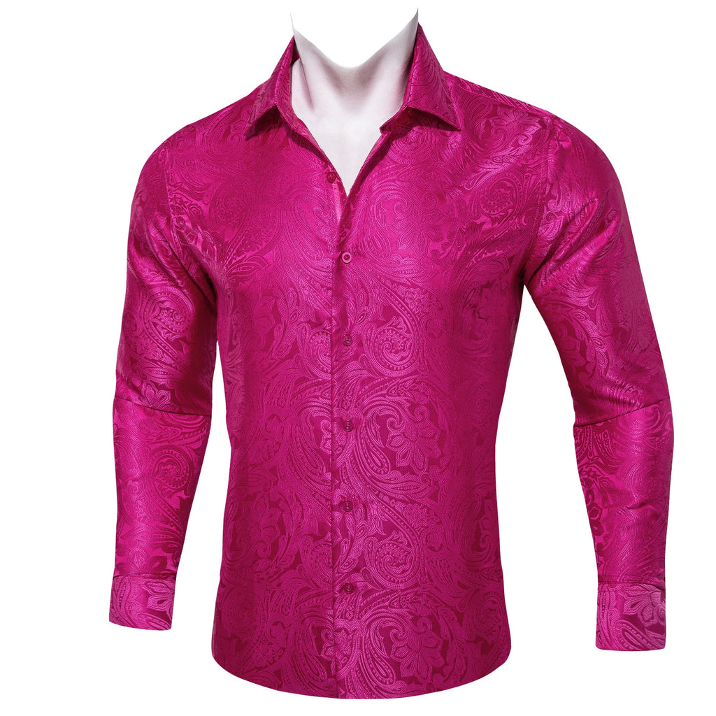 GentCrest Pink Paisley Shirt - Image 4