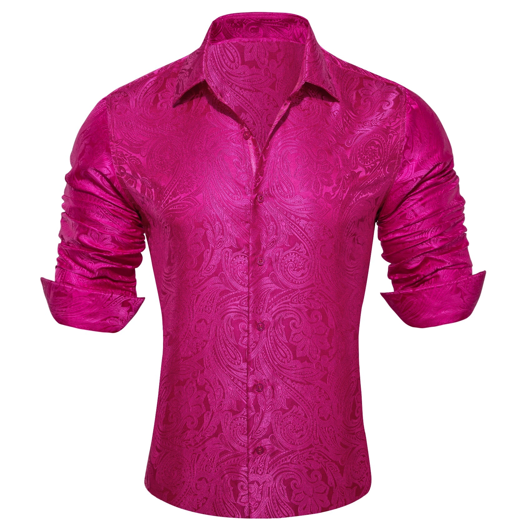 GentCrest Pink Paisley Shirt - Image 1