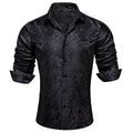 GentCrest Black Paisley Shirt - Image 1