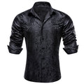 GentCrest Black Paisley Shirt - Image 1