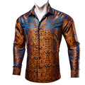 GentCrest Brown Paisley Shirt - Image 1
