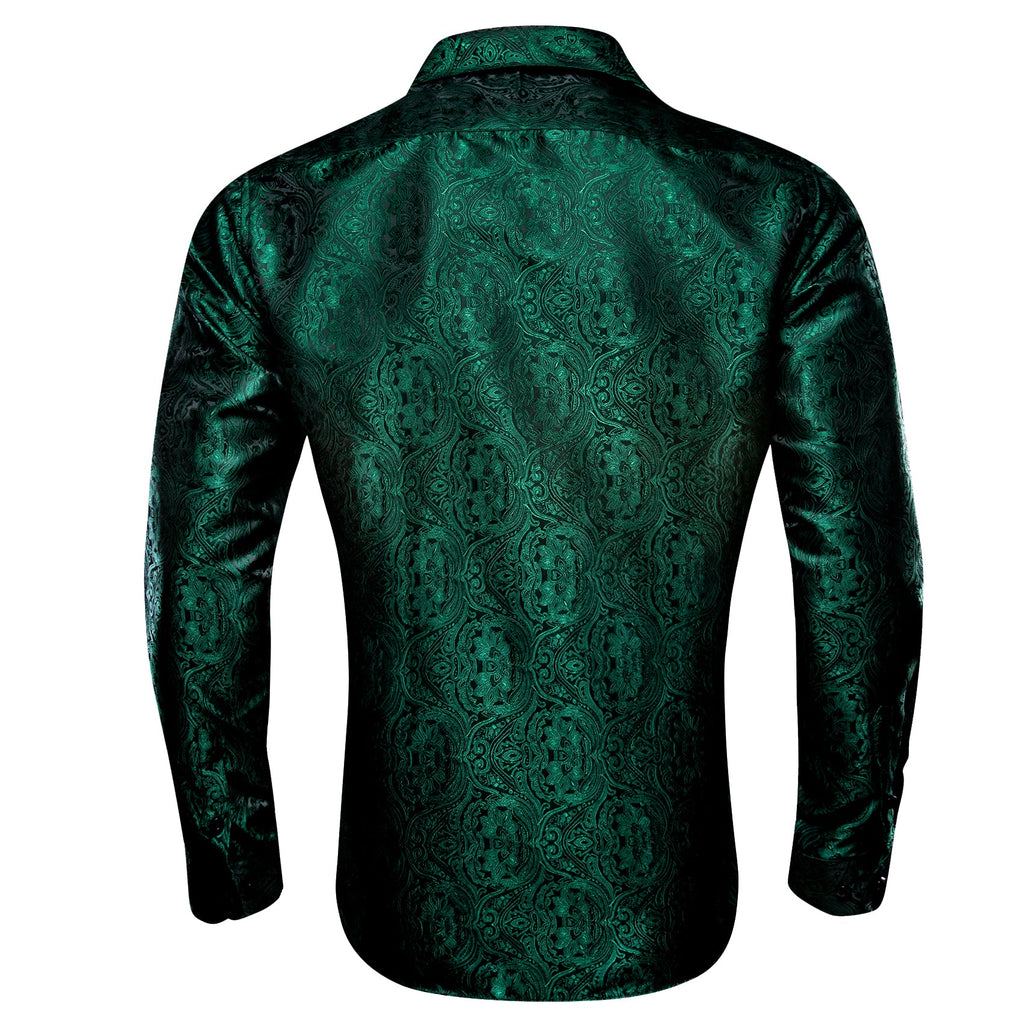 GentCrest Green Paisley Shirt - Image 2