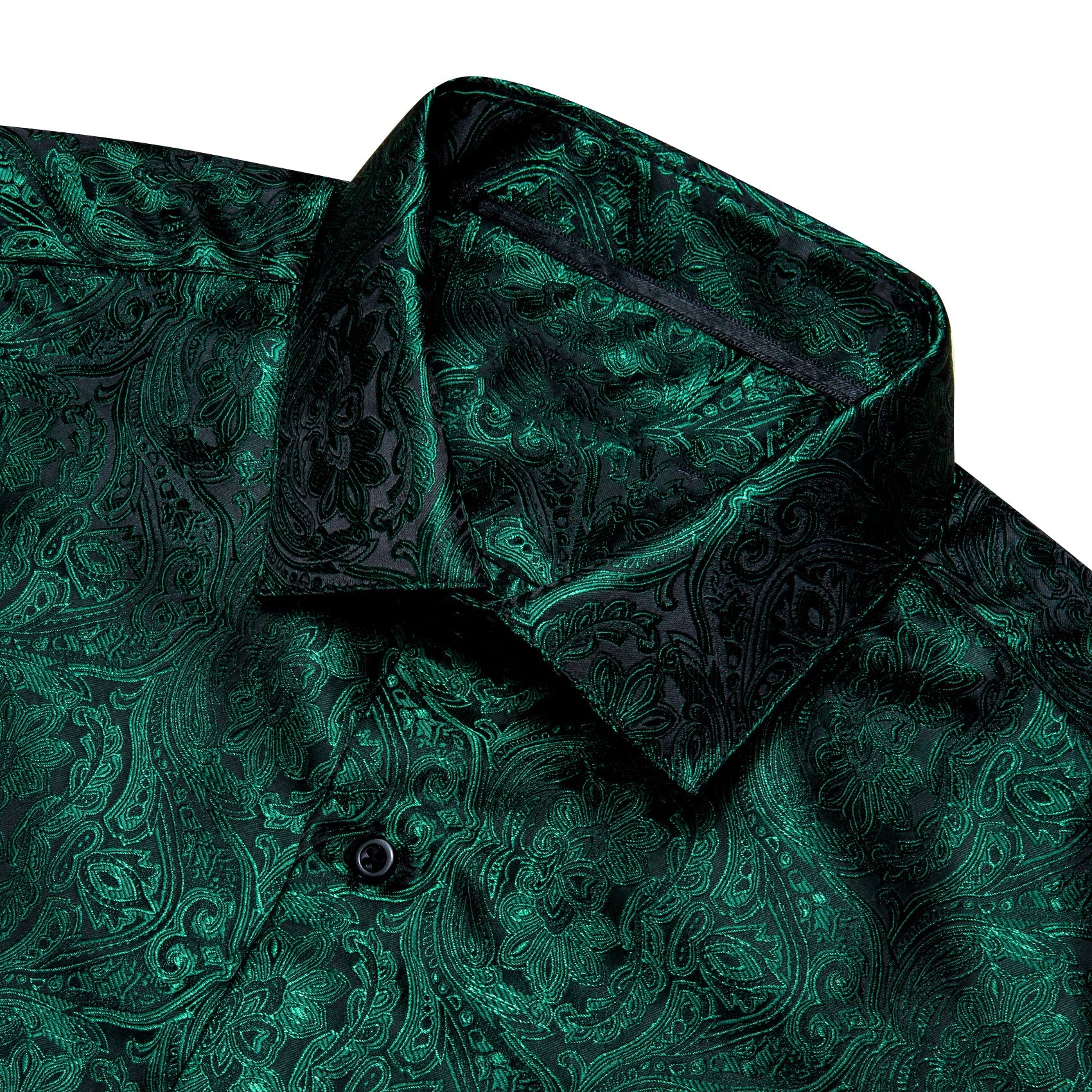 GentCrest Green Paisley Shirt - Image 3