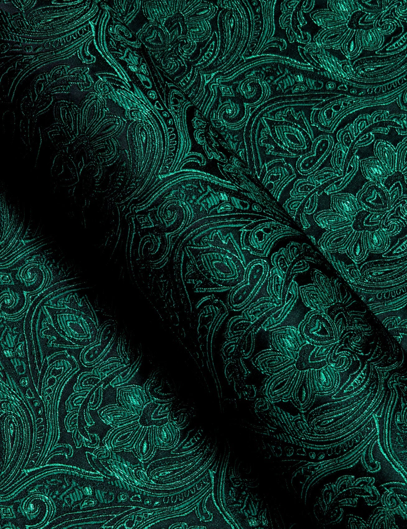 GentCrest Green Paisley Shirt - Image 5