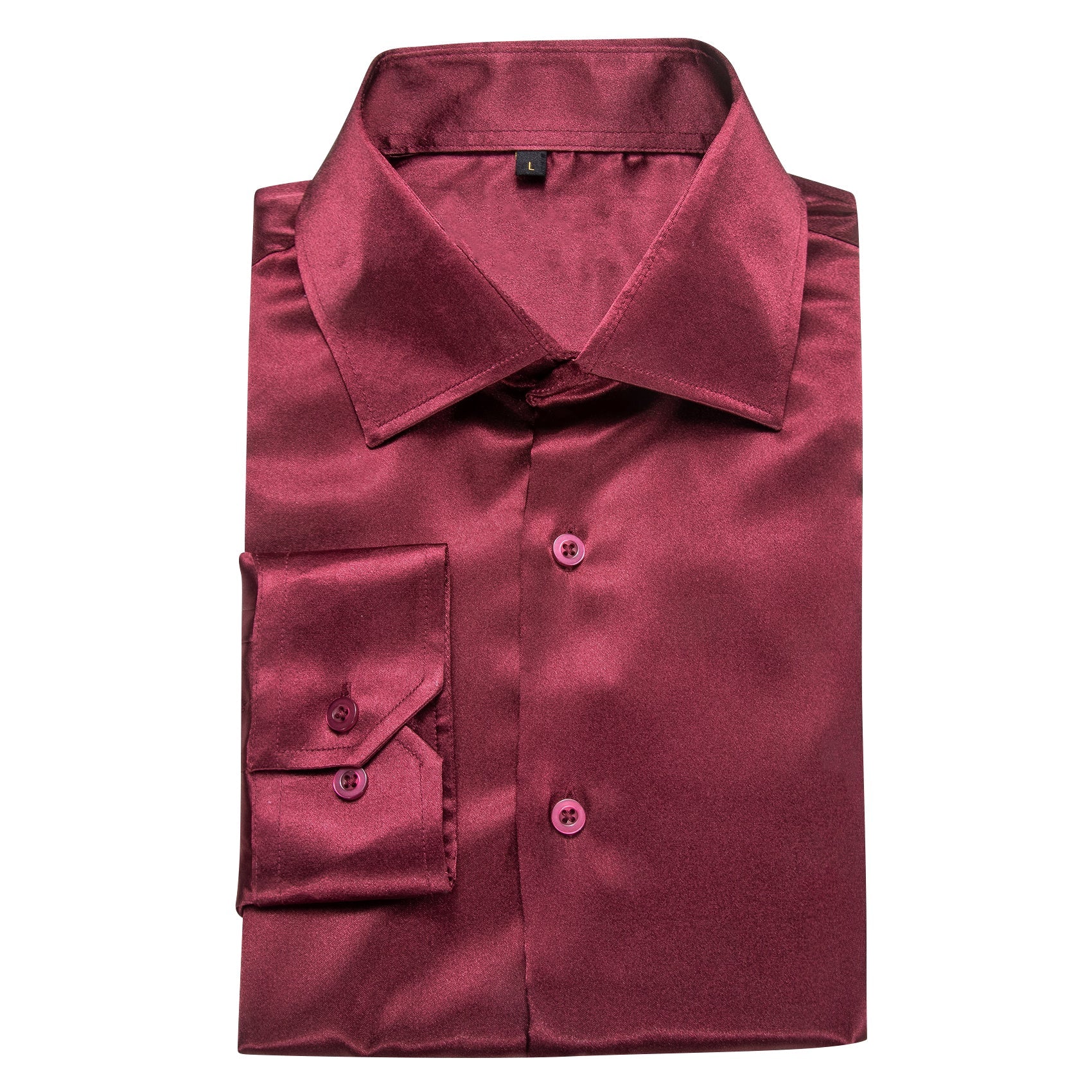 GentCrest Red Solid Shirt - Image 4
