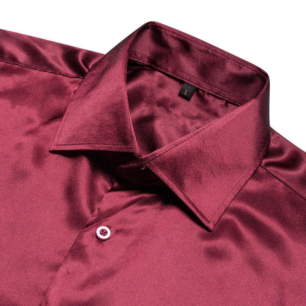 GentCrest Red Solid Shirt - Image 3