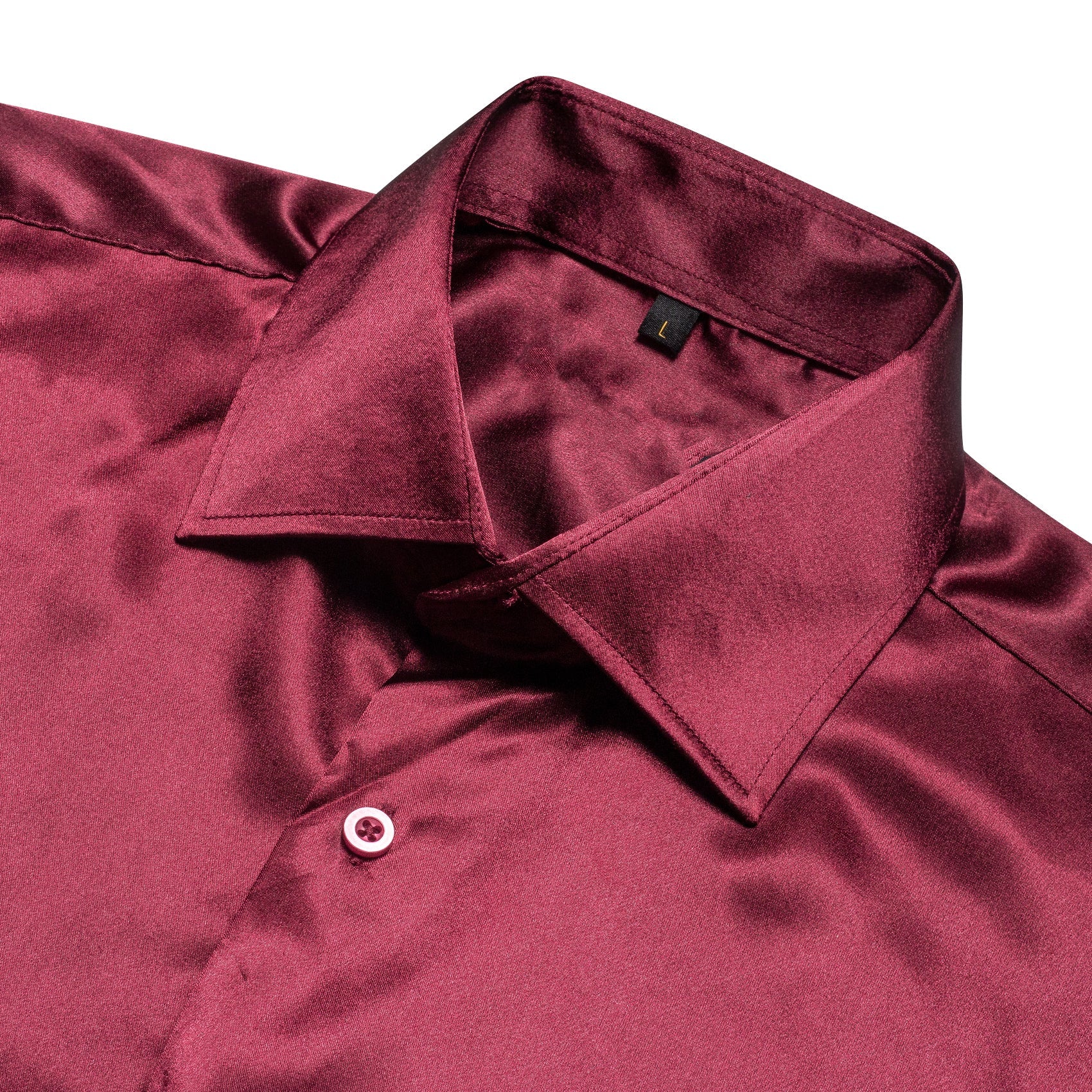 GentCrest Red Solid Shirt - Image 3