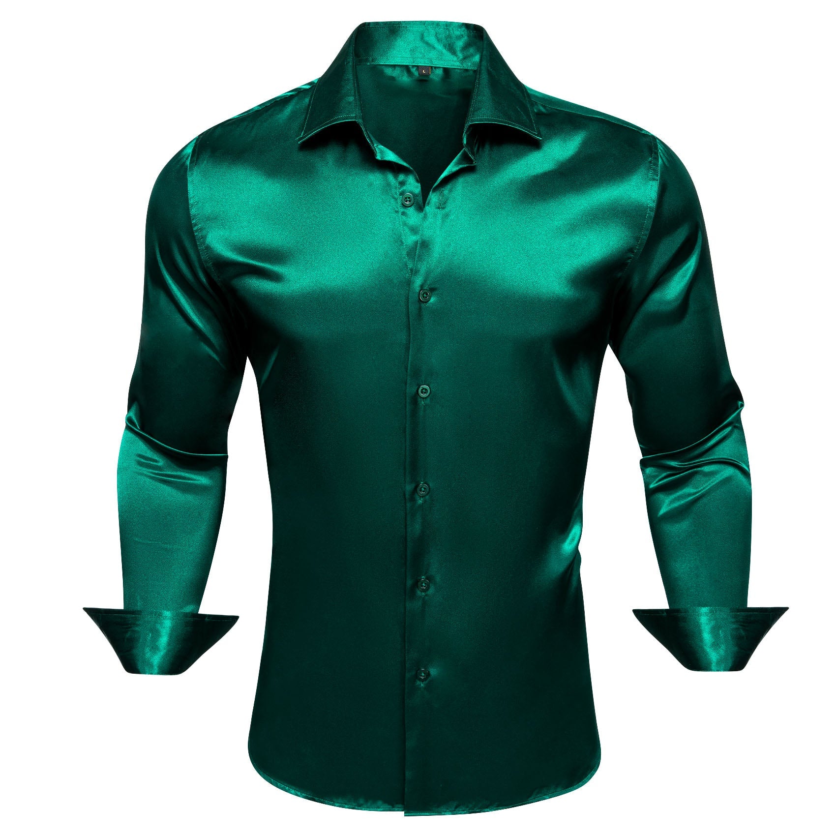 GentCrest Green Solid Shirt - Image 2