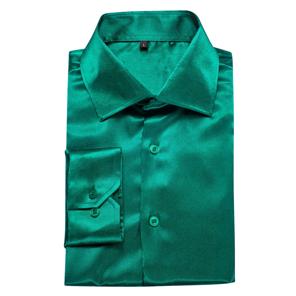 GentCrest Green Solid Shirt - Image 4