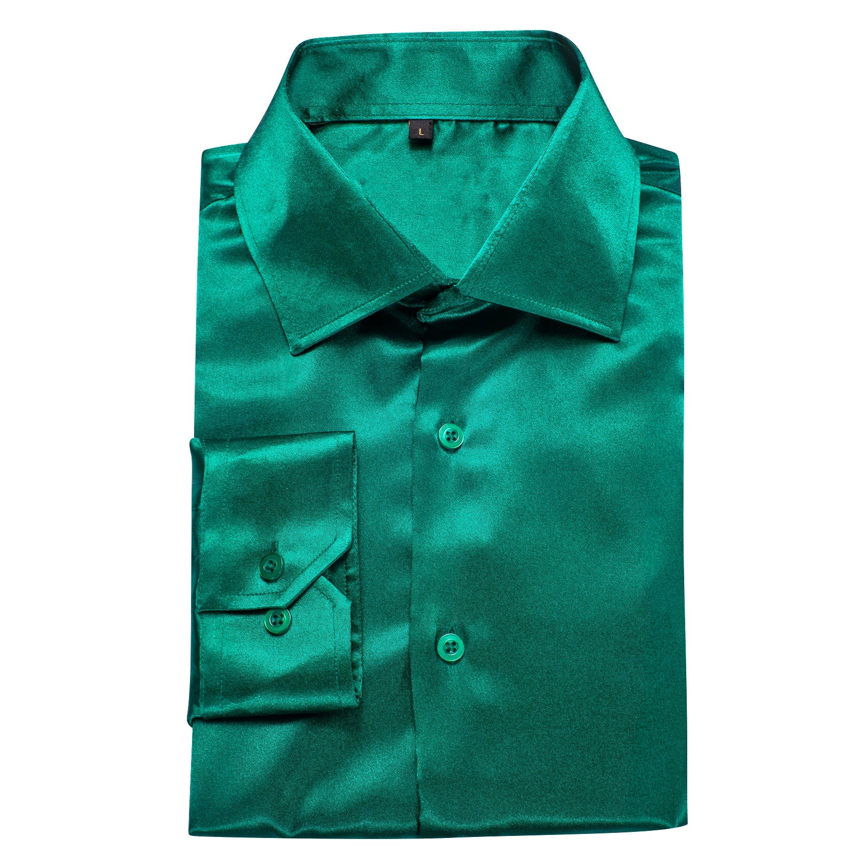 GentCrest Green Solid Shirt - Image 4