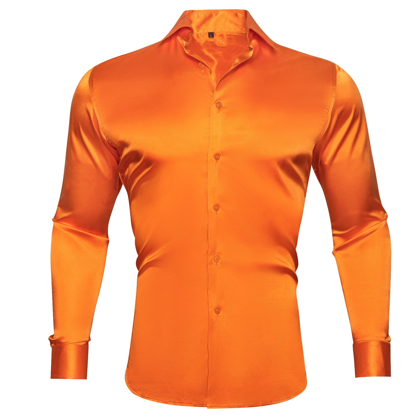 GentCrest Orange Solid Shirt - Image 1