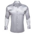 GentCrest Grey Solid Shirt - Image 1