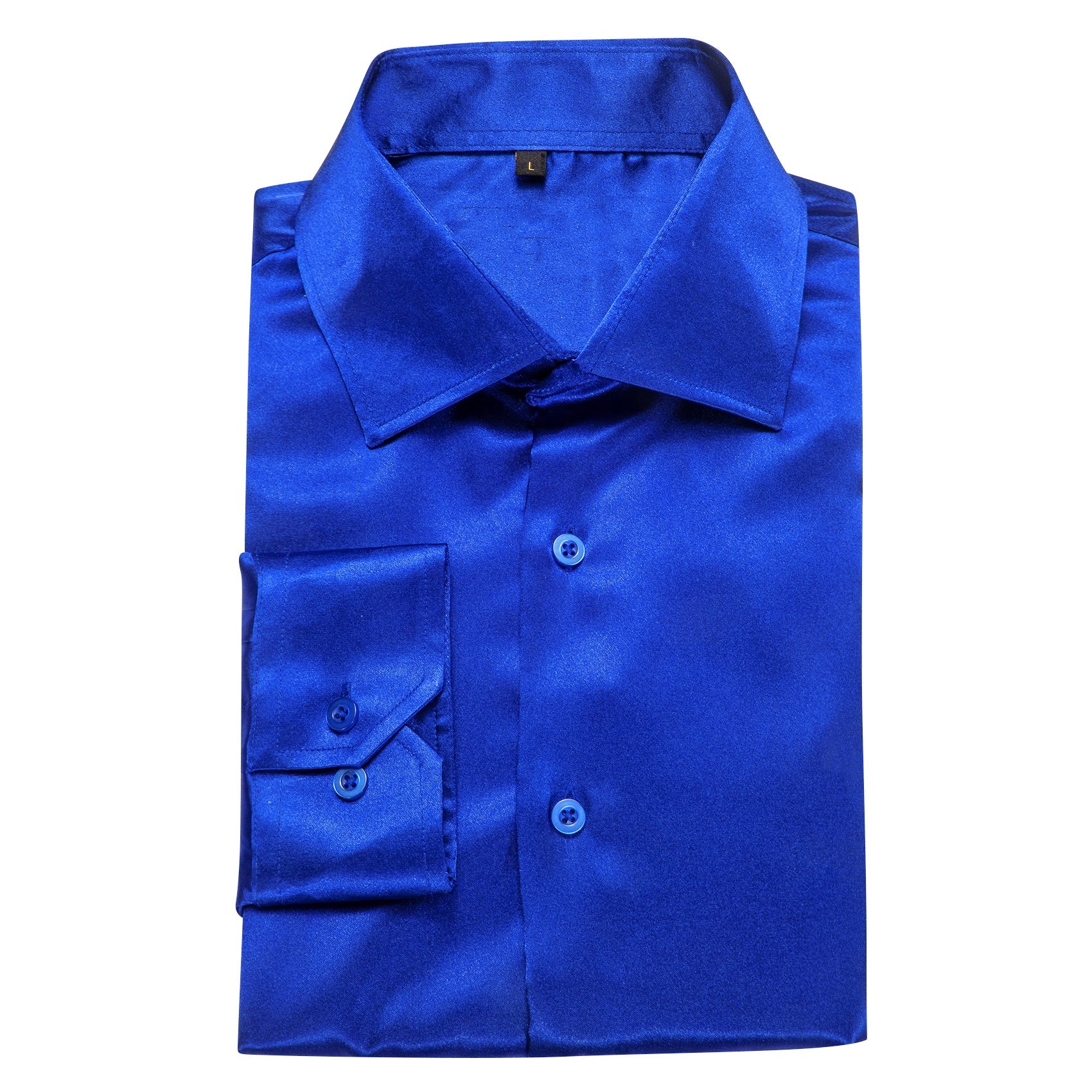 GentCrest Blue Solid Shirt - Image 3