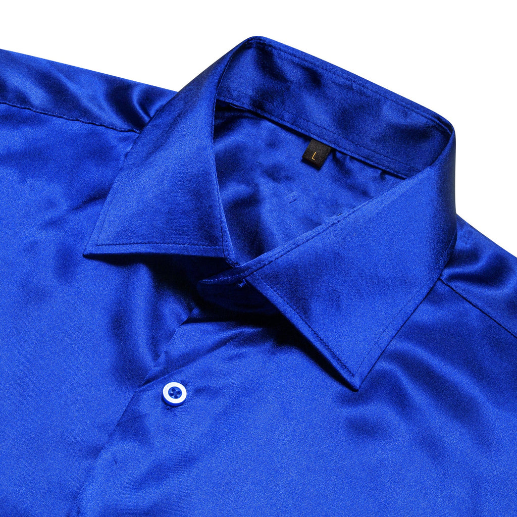 GentCrest Blue Solid Shirt - Image 2