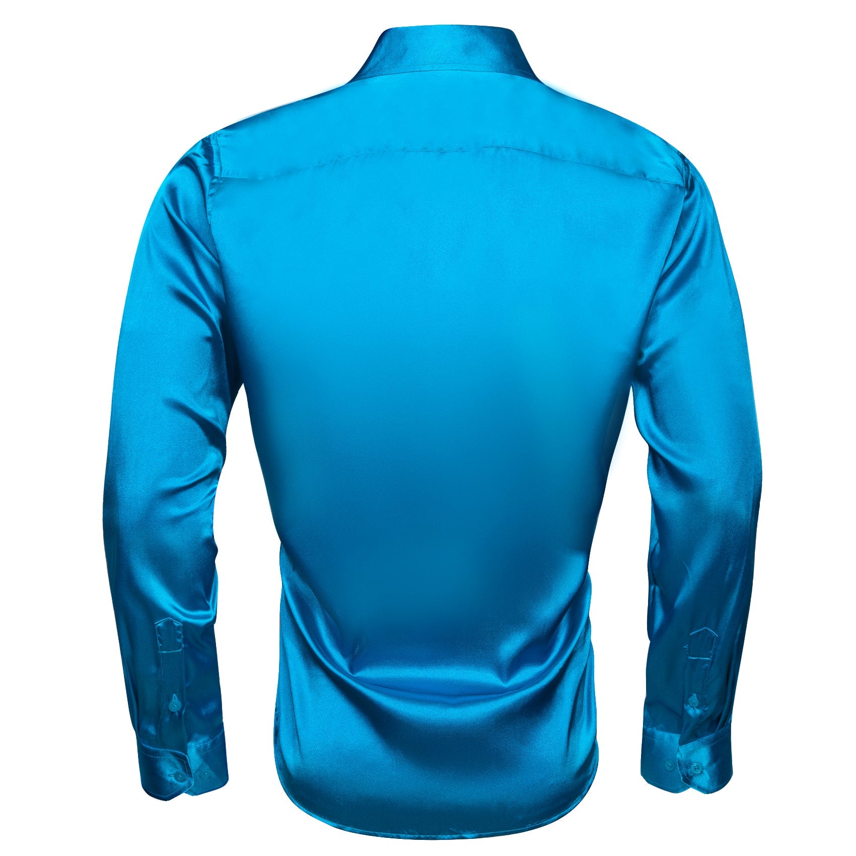GentCrest Blue Solid Shirt - Image 4