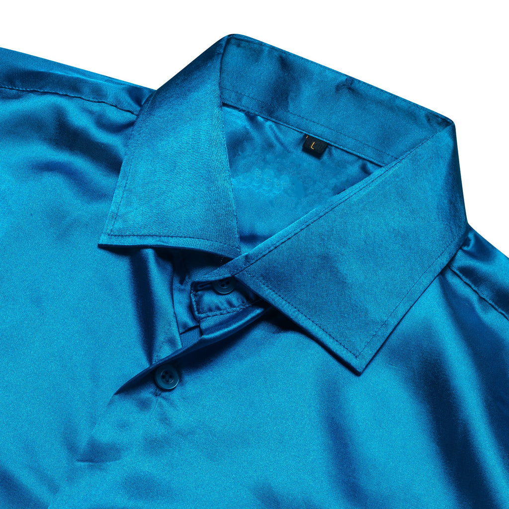 GentCrest Blue Solid Shirt - Image 2