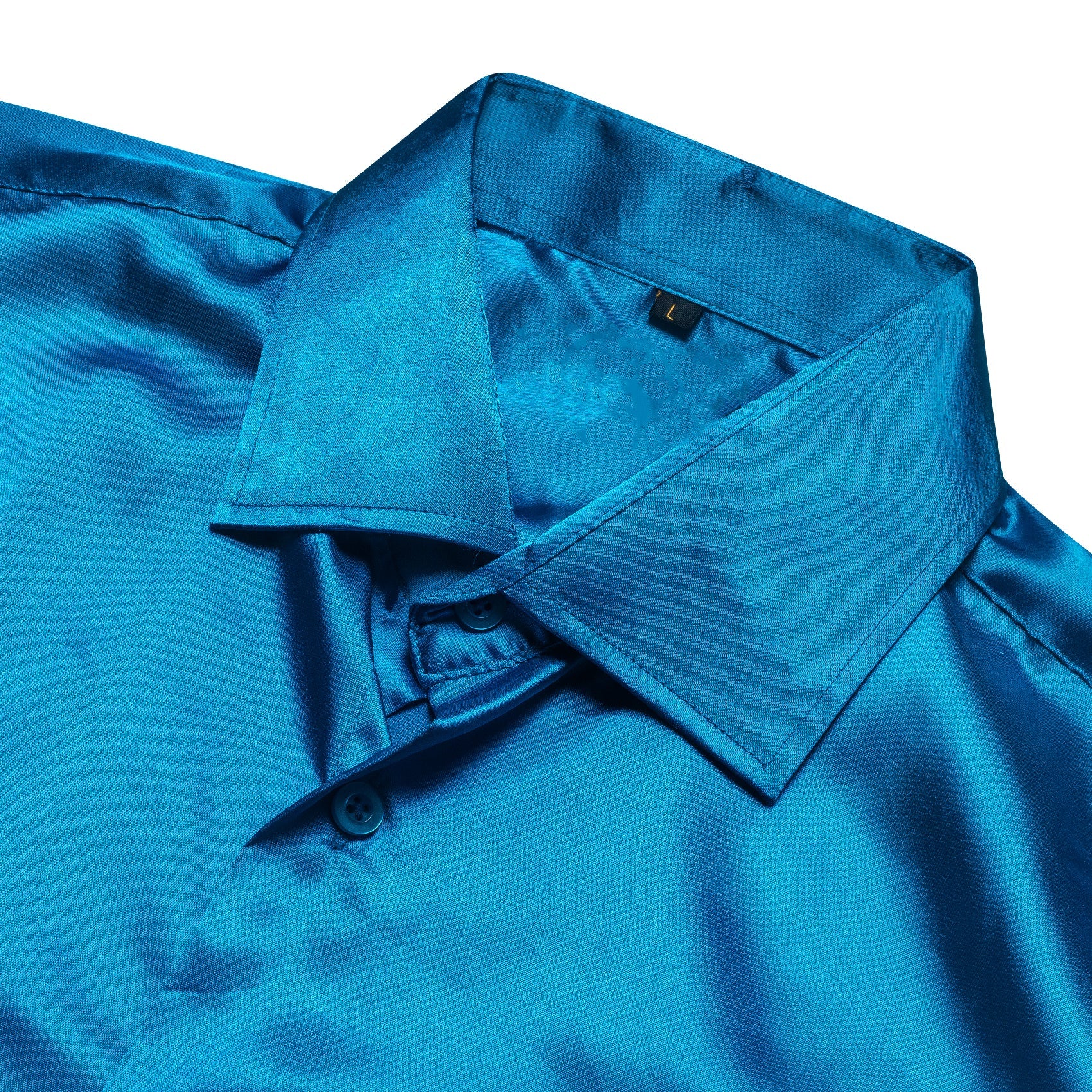 GentCrest Blue Solid Shirt - Image 2