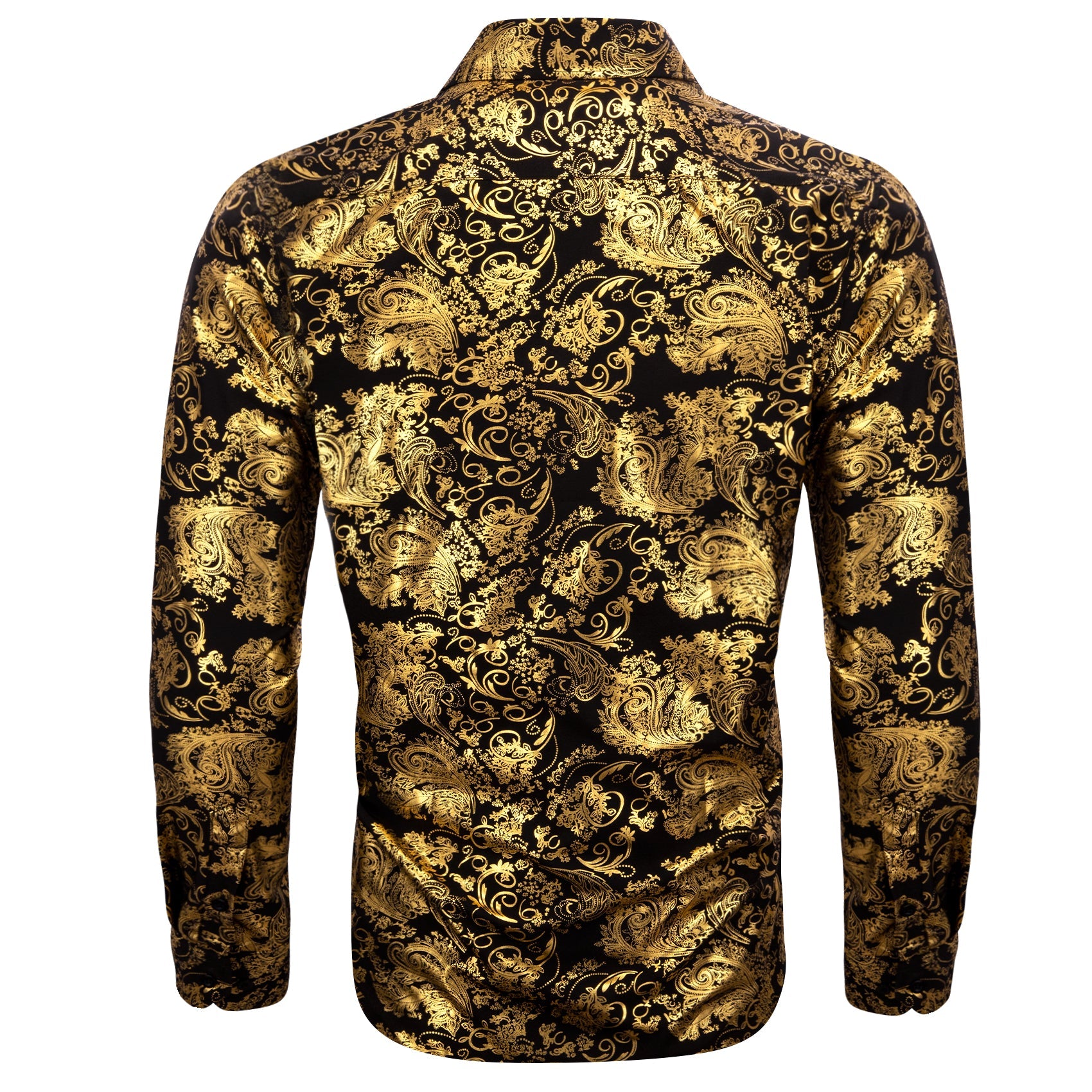 GentCrest Black Paisley Shirt - Image 2