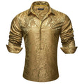 GentCrest Yellow Paisley Shirt - Image 1
