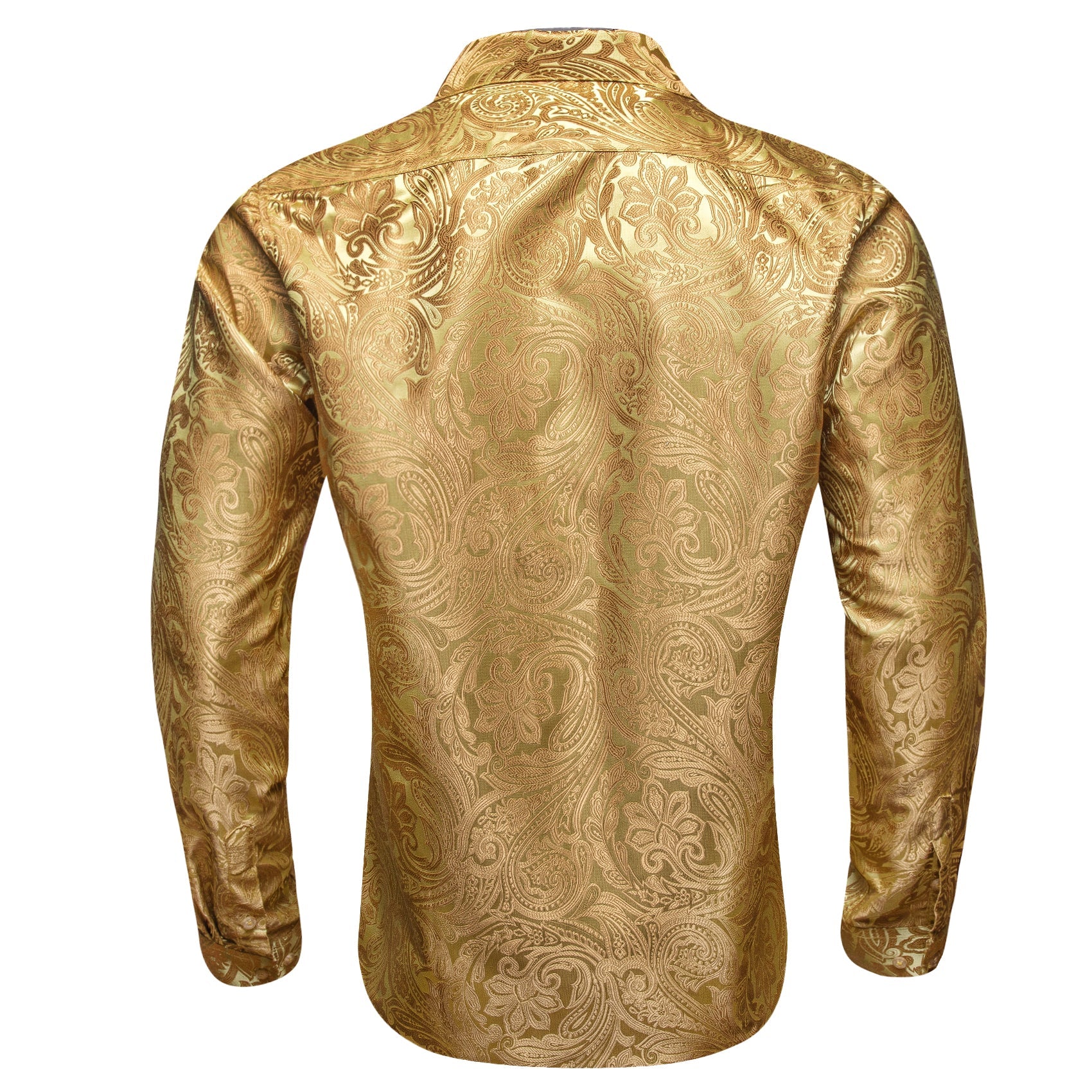 GentCrest Yellow Paisley Shirt - Image 3
