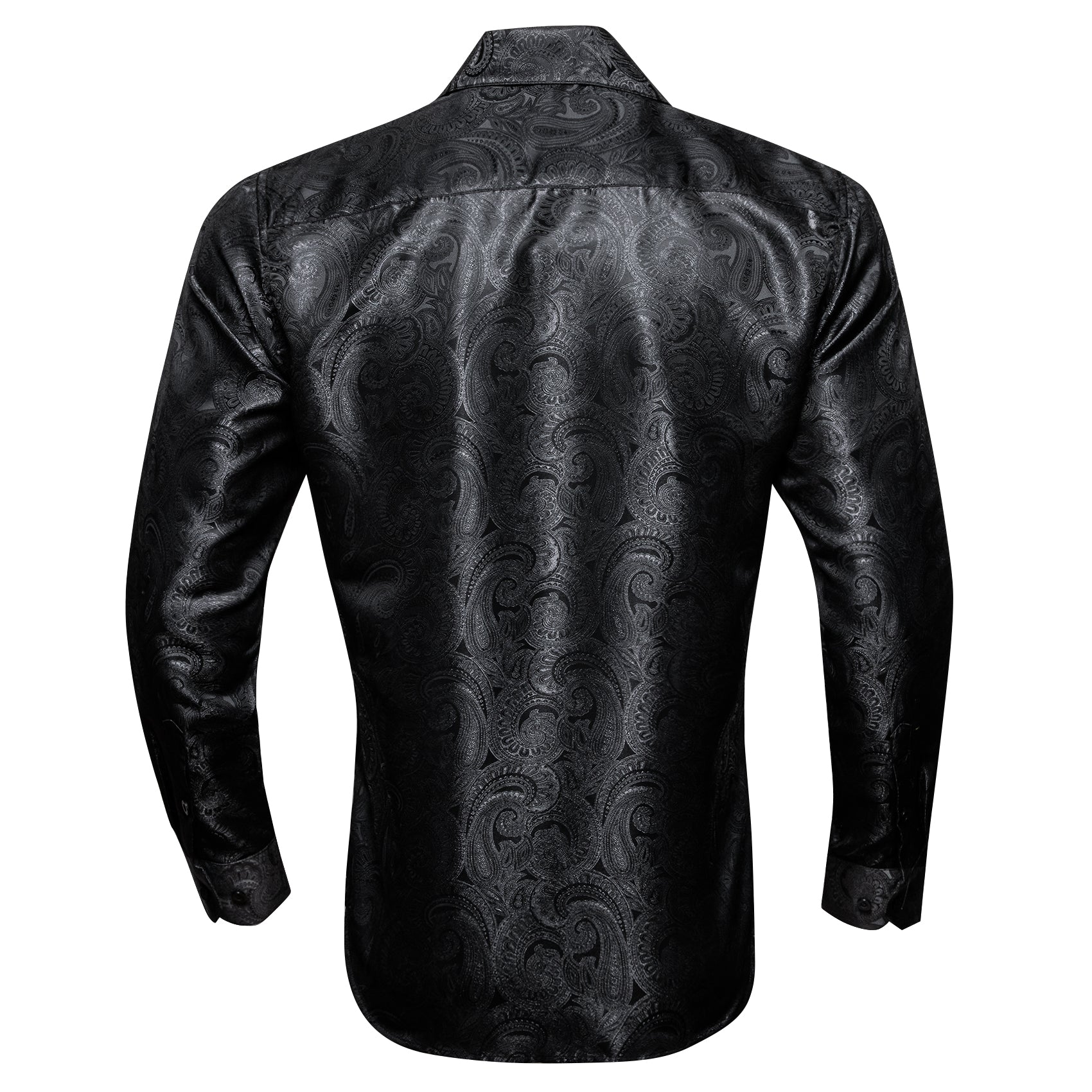 GentCrest Black Paisley Shirt - Image 2
