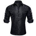 GentCrest Black Paisley Shirt - Image 1