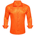 GentCrest Orange Paisley Shirt - Image 1