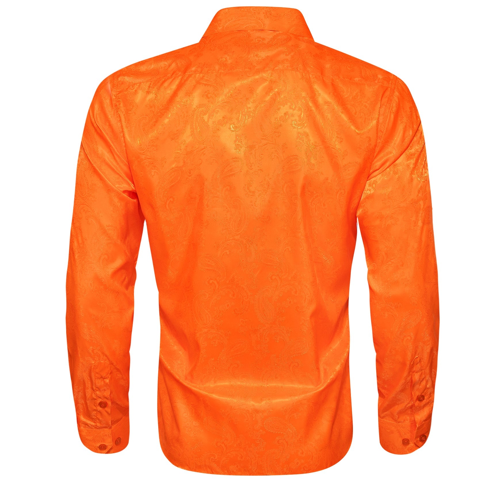 GentCrest Orange Paisley Shirt - Image 2