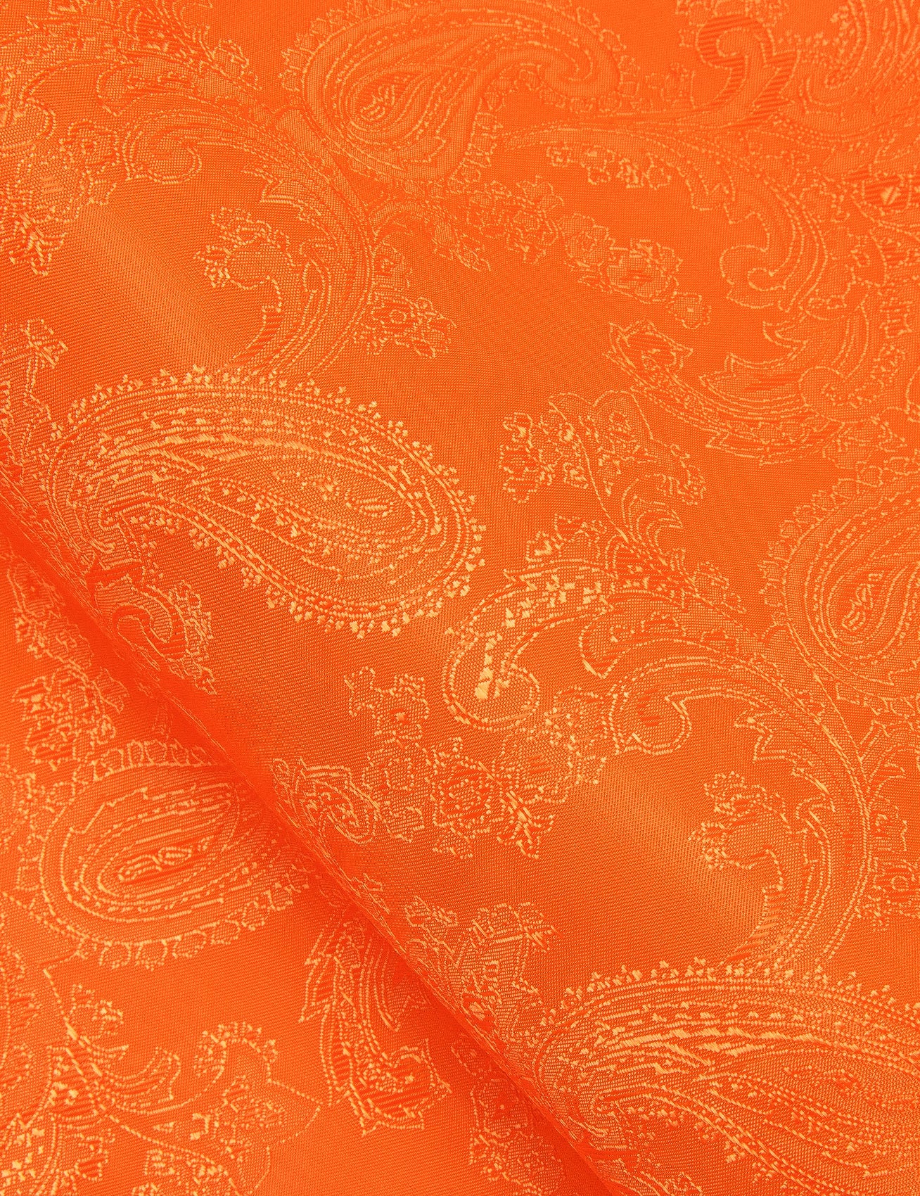 GentCrest Orange Paisley Shirt - Image 5