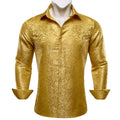 GentCrest Gold Paisley Shirt - Image 1