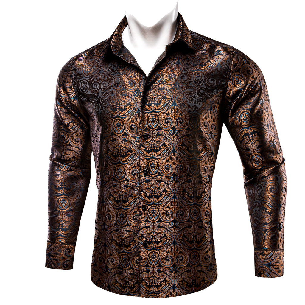 GentCrest Blue Paisley Shirt - Image 2