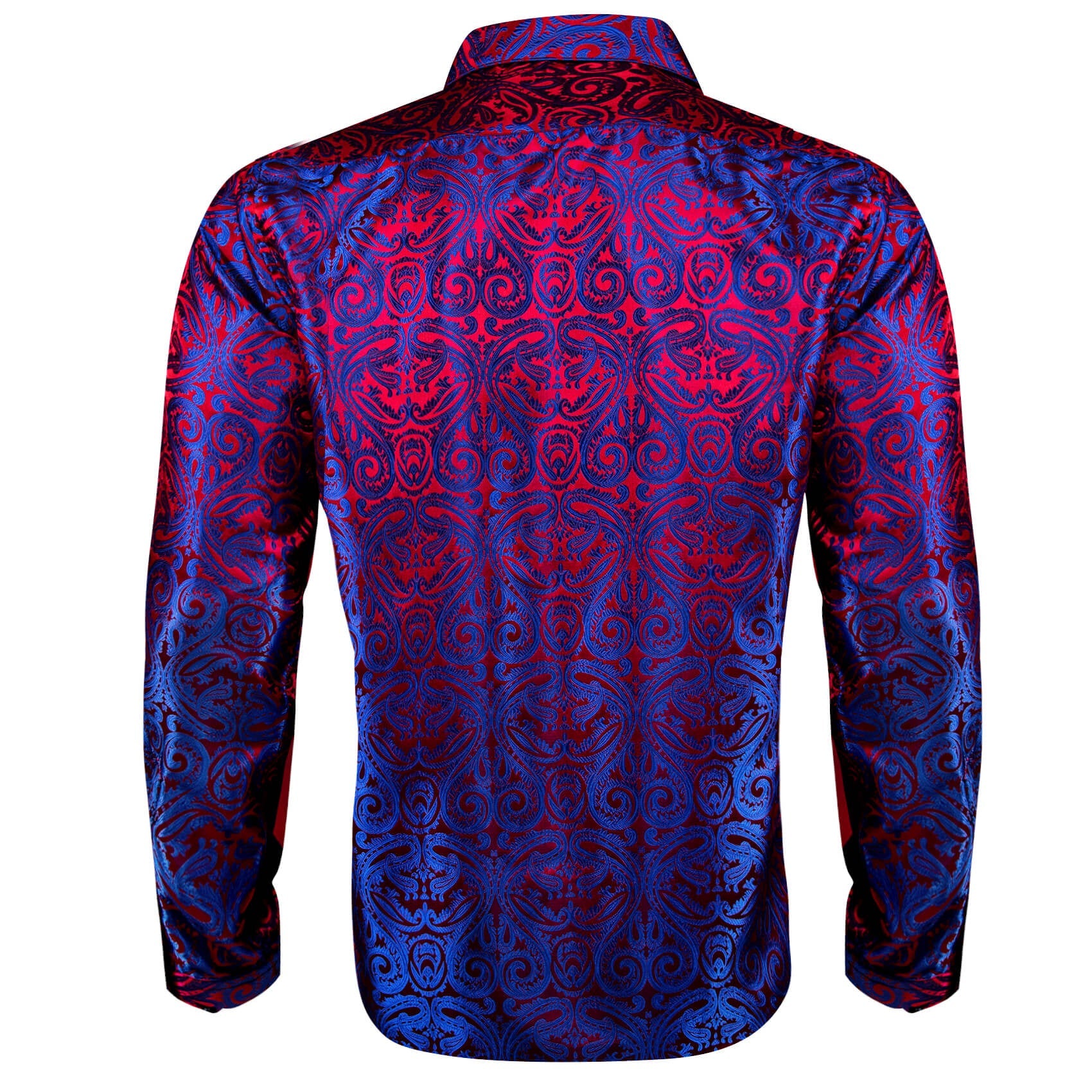 GentCrest Blue Paisley Shirt - Image 4