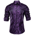 GentCrest Purple Paisley Shirt - Image 1