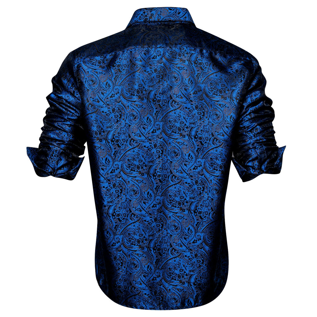 GentCrest Blue Paisley Shirt - Image 2