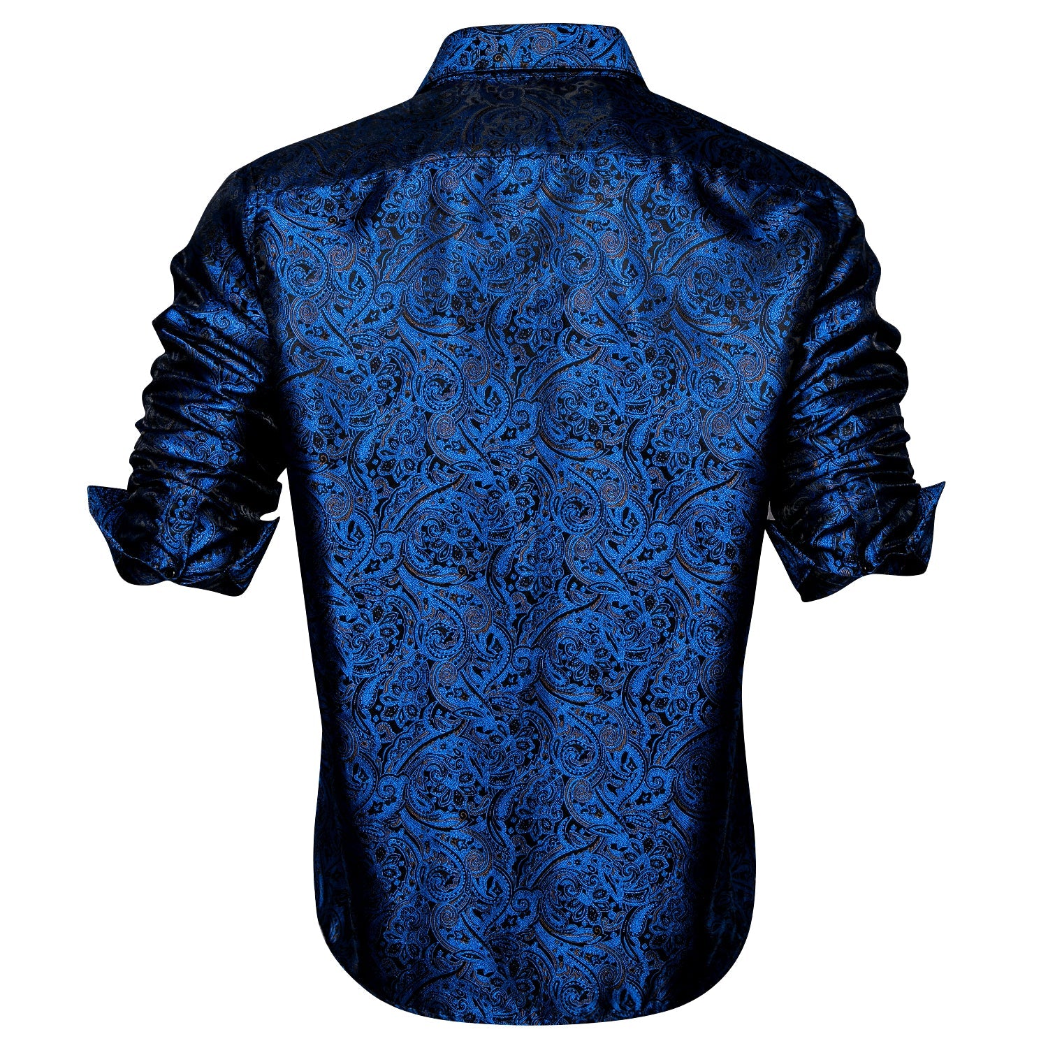 GentCrest Blue Paisley Shirt - Image 2