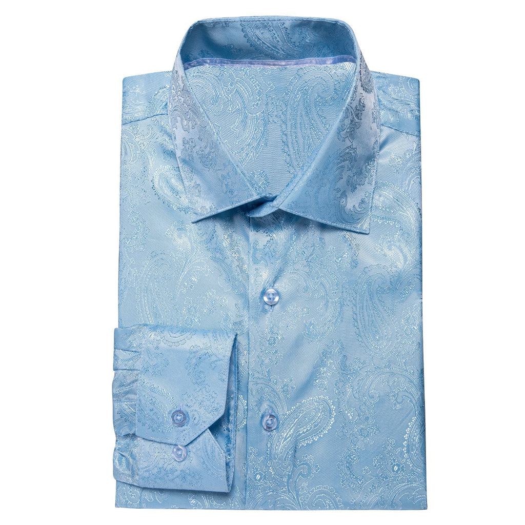 Celeste Paisley Dress Shirt - GentCrest - View 9