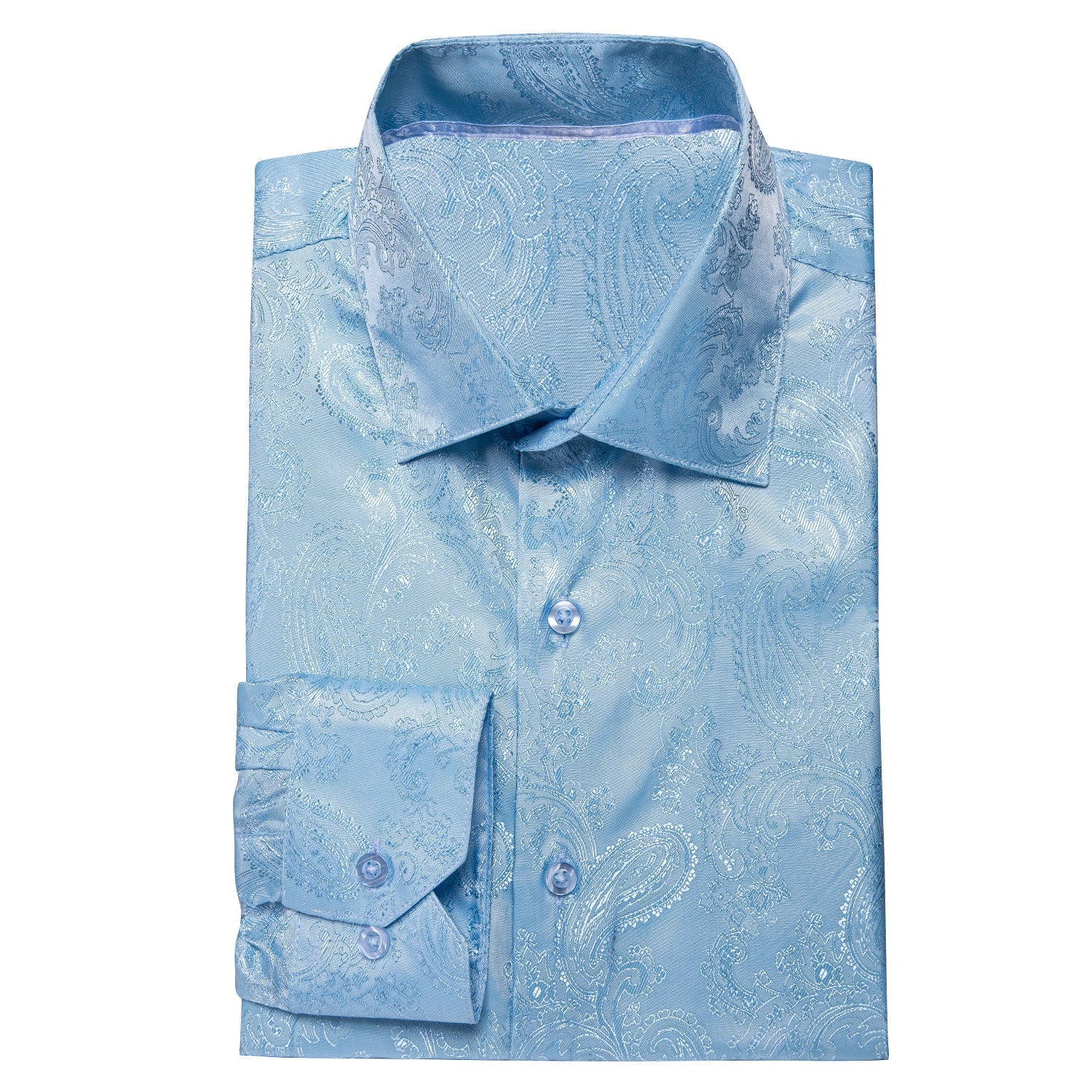 Celeste Paisley Dress Shirt - GentCrest - View 9
